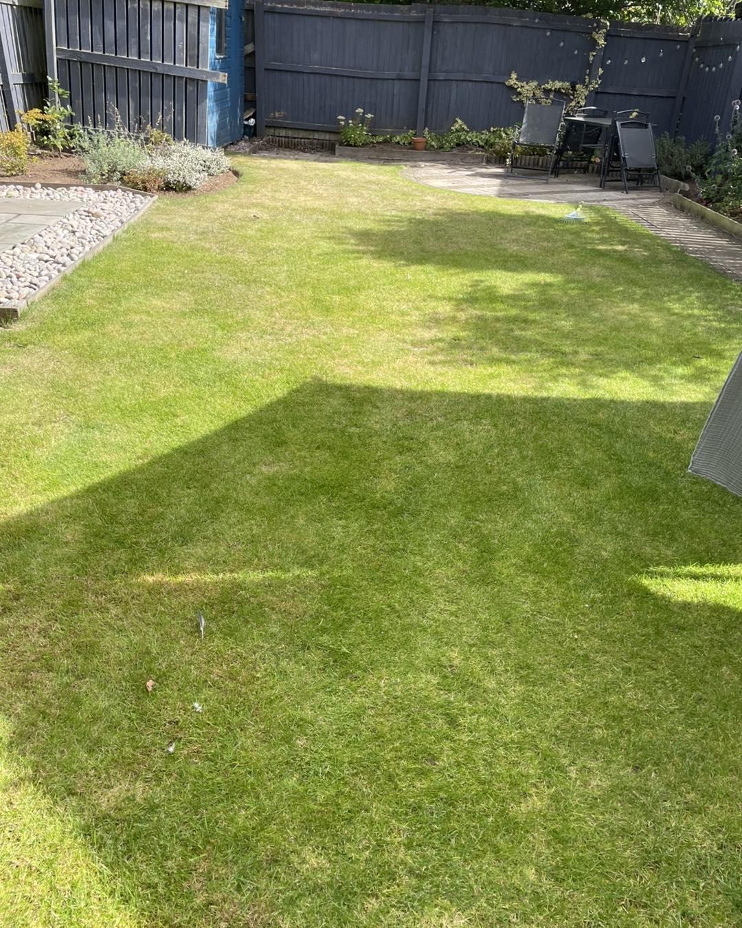 Grass cutting work example